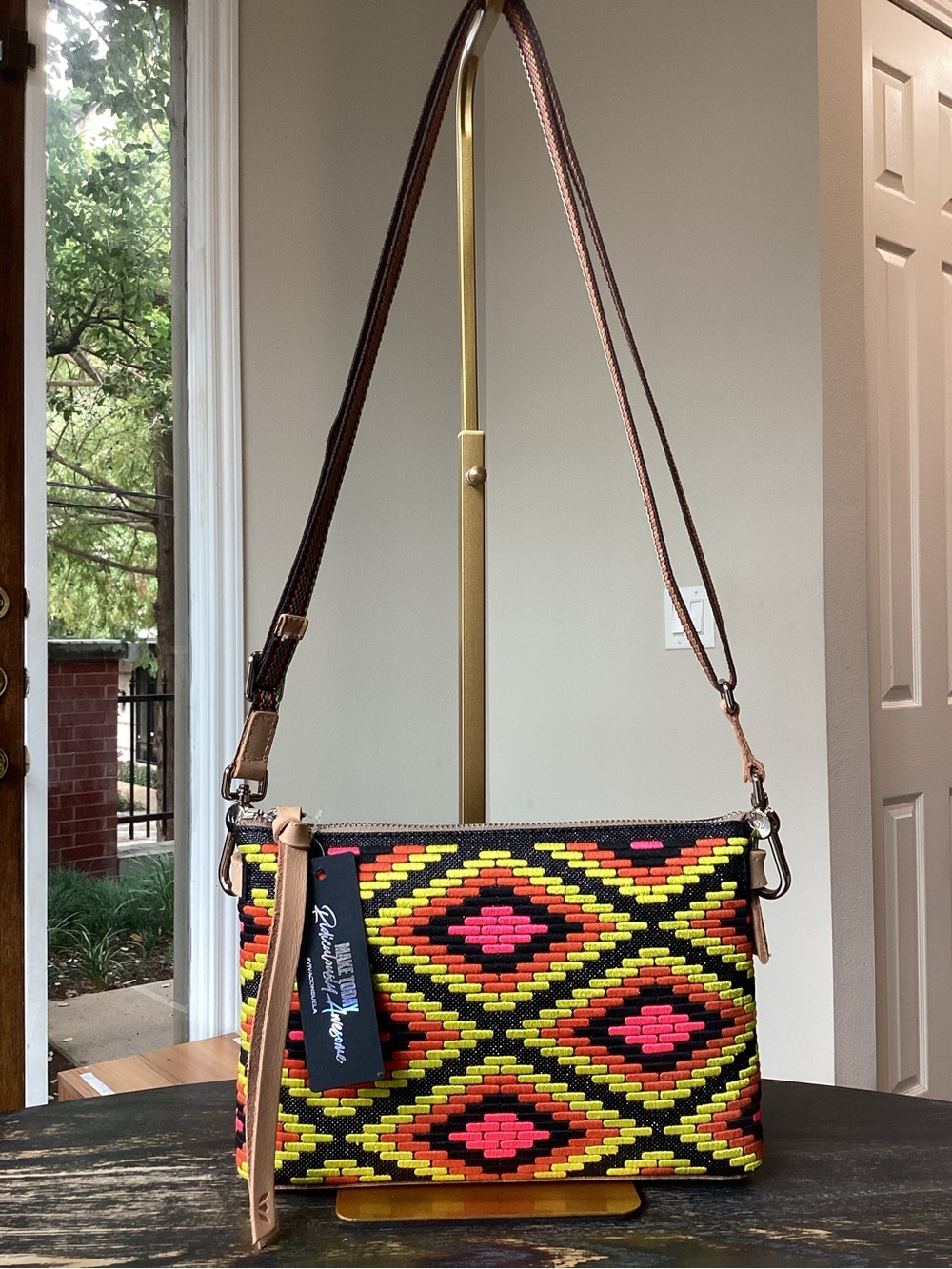 Consuela Rae Embroidered Midtown Crossbody